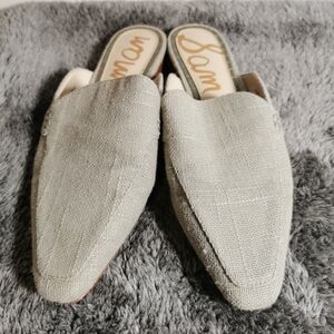 Sam Edelman Light Gray Women's Mules